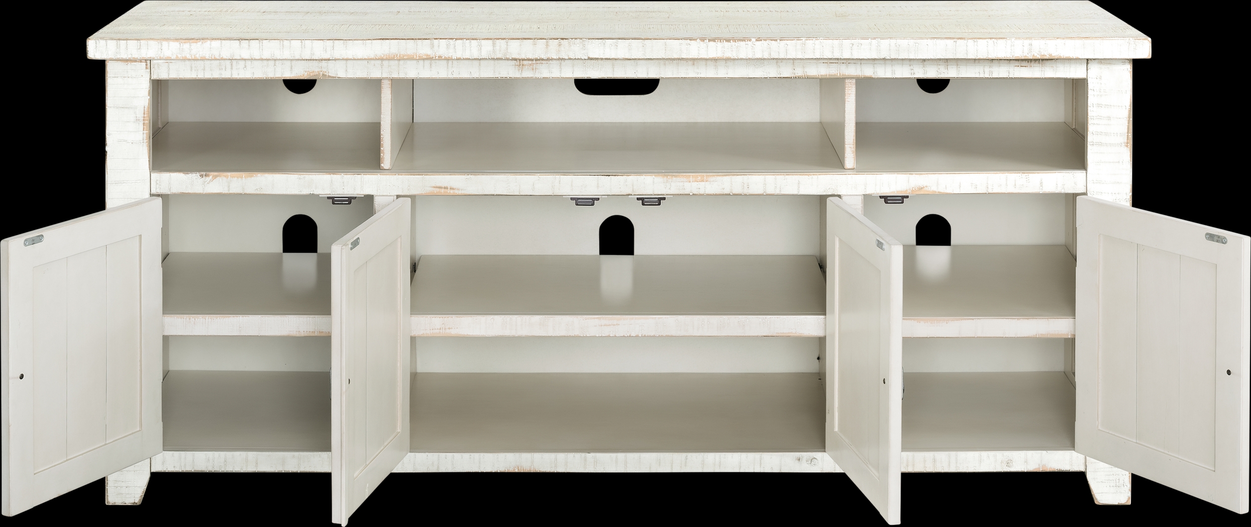 Bryn Avenue Off-White 65 in. Console - Thumbnail - Image 6