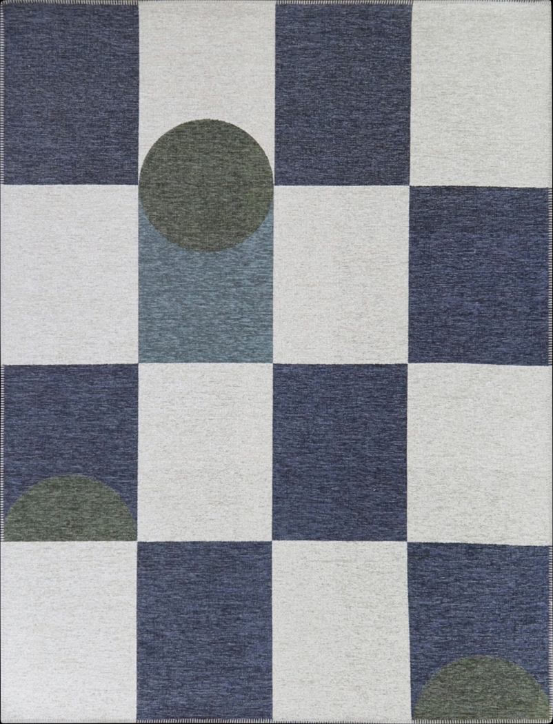 Brynhild Blue 5'3 x 7' Rug - Thumbnail - Image 1