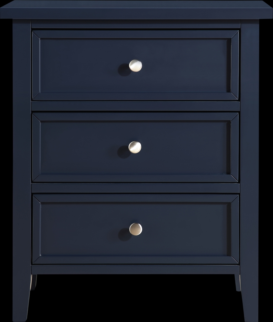 Brynlee Dark Blue Nightstand - Thumbnail - Image 6