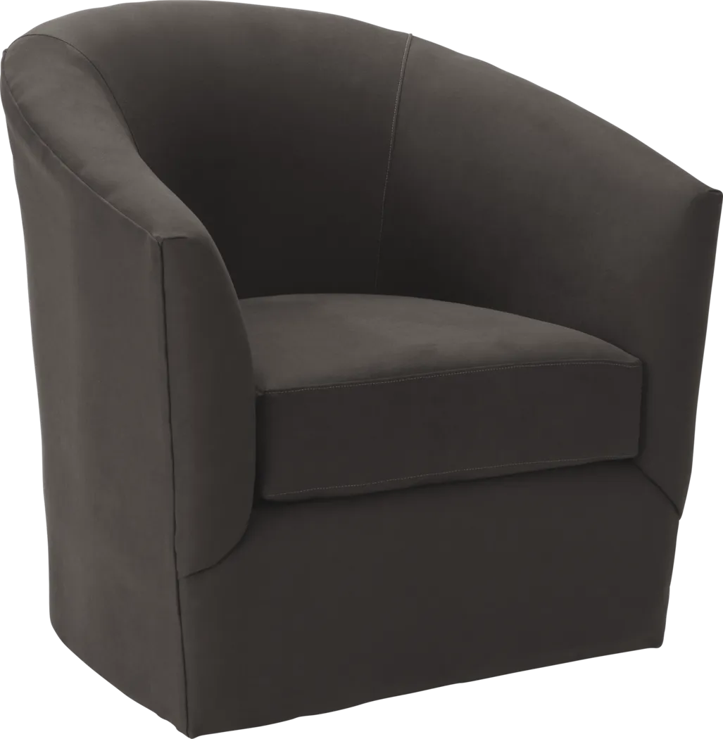 Brynn Slate Swivel Chair - Thumbnail - Image 1