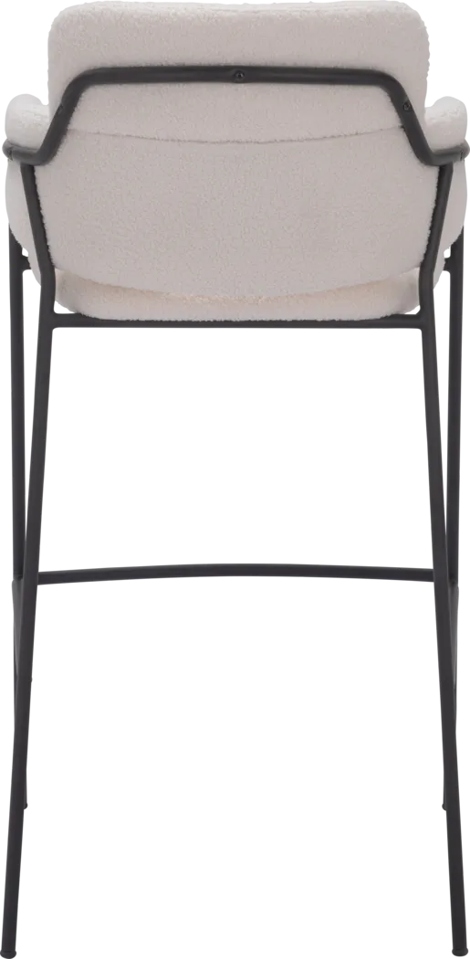 Brynns White Barstool, Set of 2 - Thumbnail - Image 5