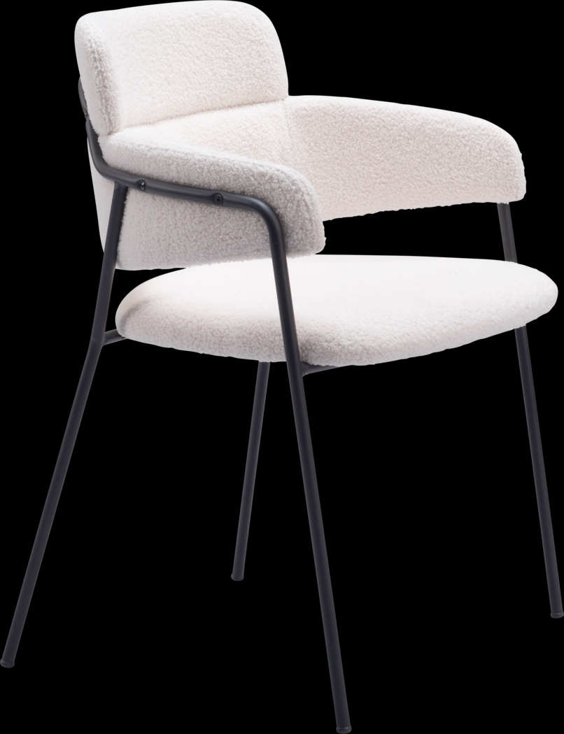 Brynns White Side Chair, Set of 2 - Thumbnail - Image 4