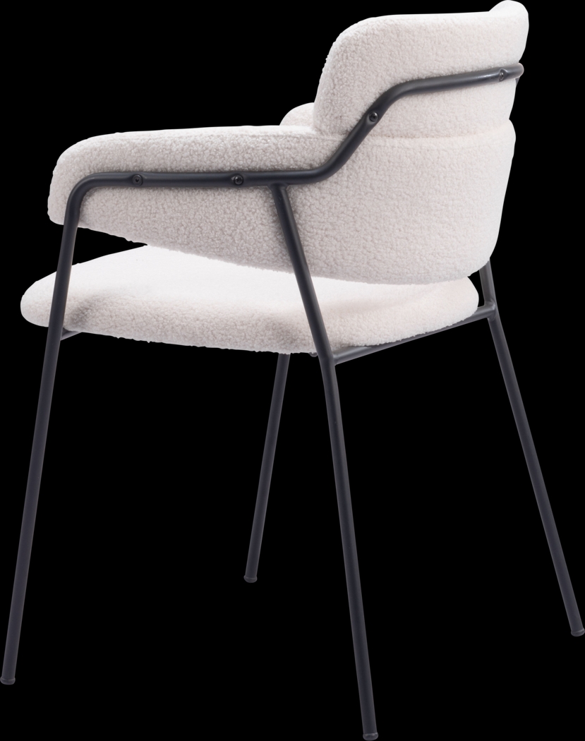 Brynns White Side Chair, Set of 2 - Thumbnail - Image 7