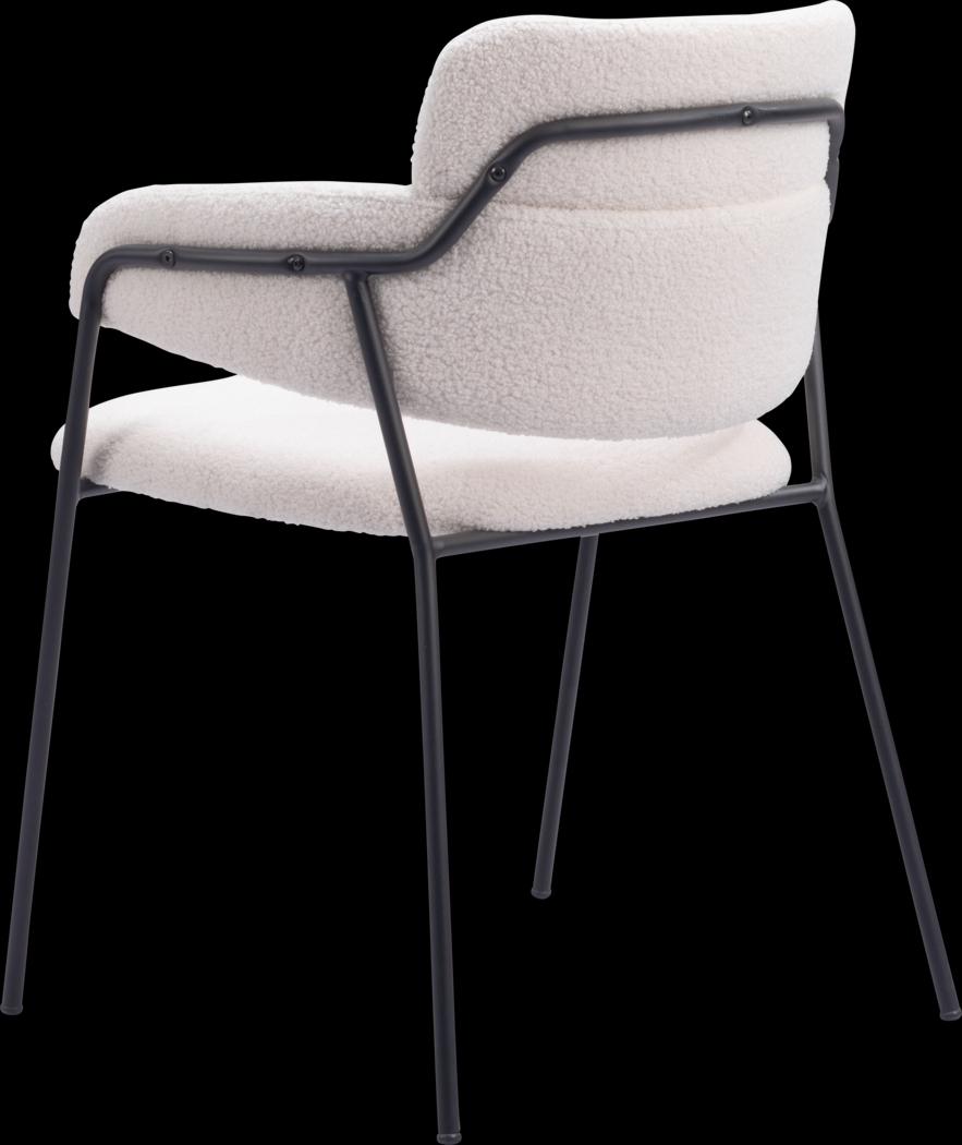 Brynns White Side Chair, Set of 2 - Thumbnail - Image 8