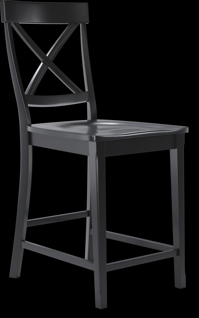 Brynwood Black 5 Pc Counter Height Dining Set with Black Stools - Thumbnail - Image 4