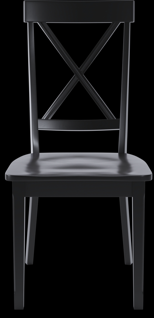 Brynwood White 5 Pc Round Dining Set with Black Chairs - Thumbnail - Image 7