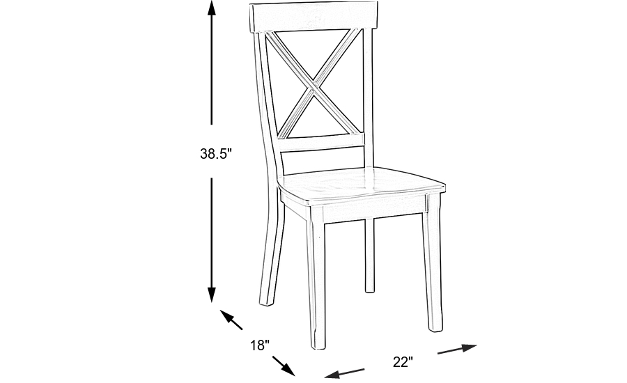 Dimension Image. Please refer to the Dimension Tab on this page for dimension details.