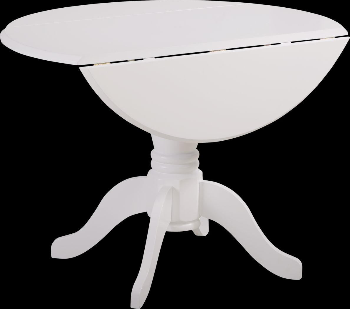 Brynwood White Drop Leaf Dining Table - Thumbnail - Image 2