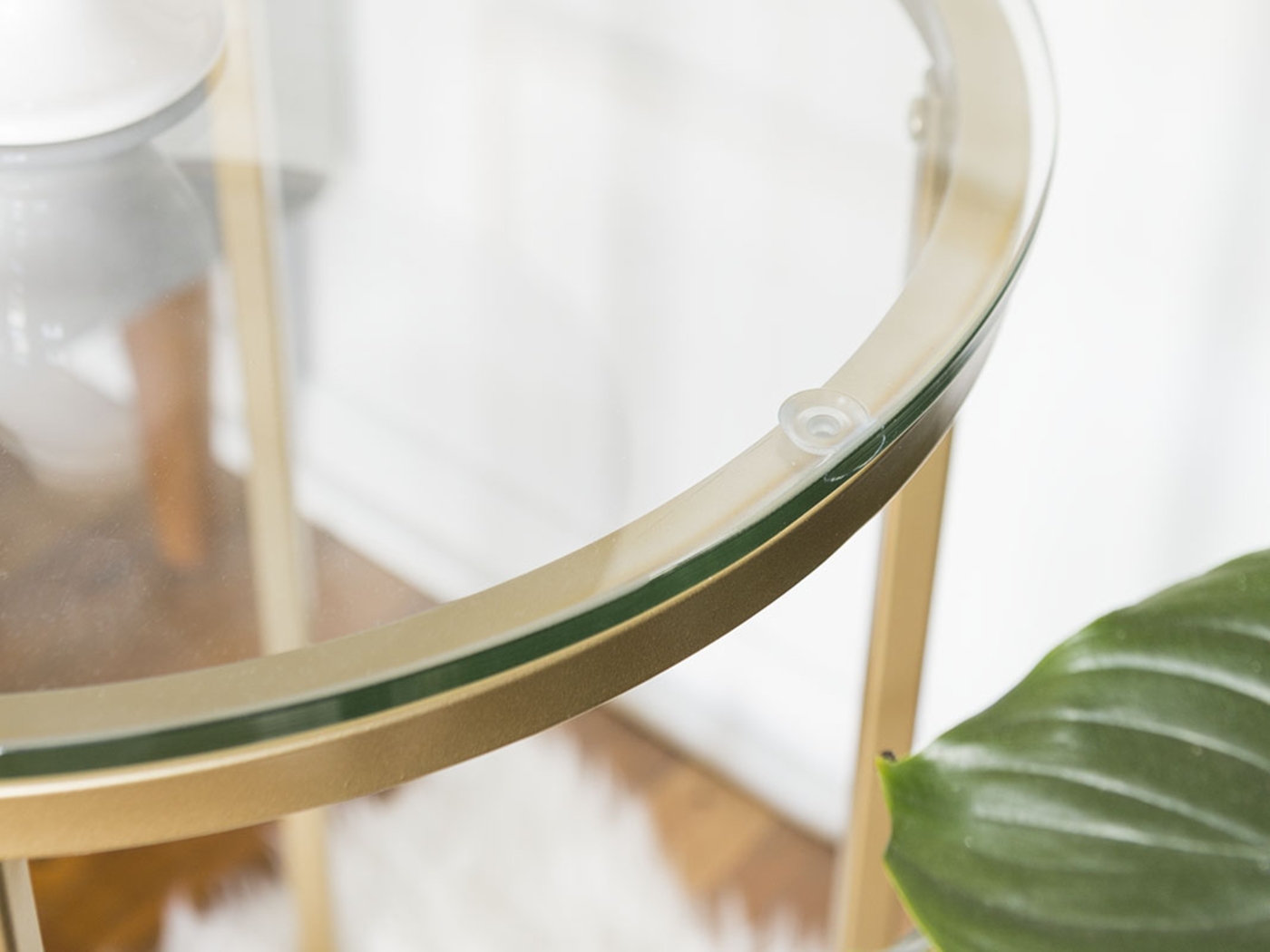 Bryon Alley Gold Accent Table - Thumbnail - Image 3