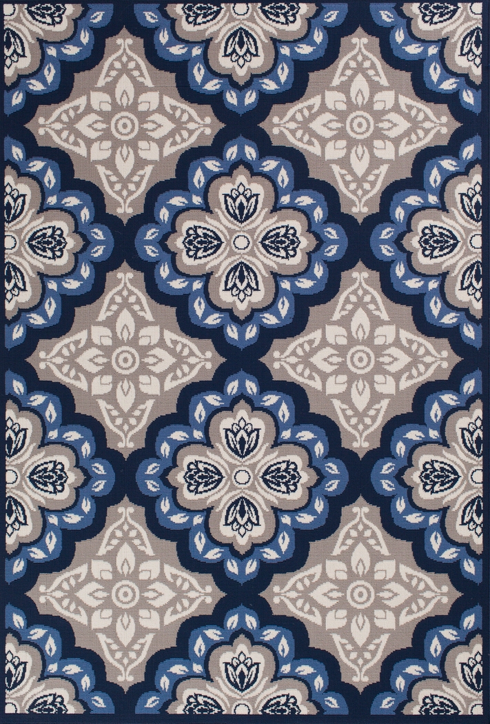 Bryon Gray 7'10 x 9'10 Indoor/Outdoor Rug - Thumbnail - Image 1