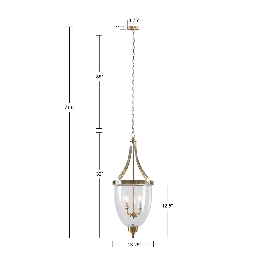 Brys Avenue Brass Pendant - Thumbnail - Image 13