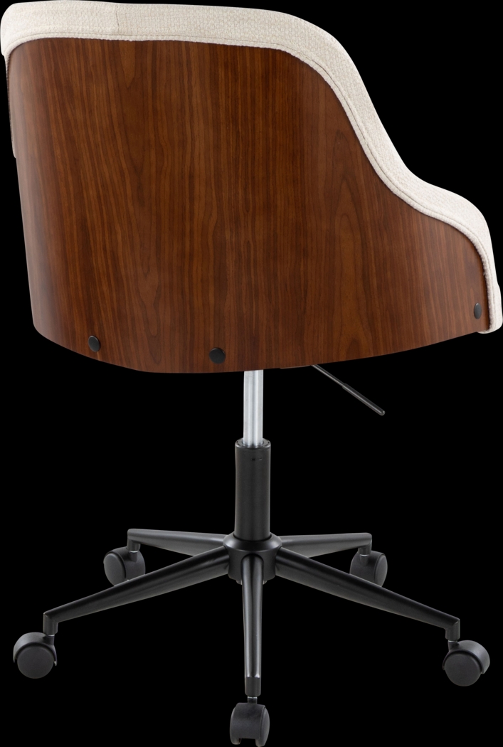 Bryta I Cream Desk Chair - Thumbnail - Image 3