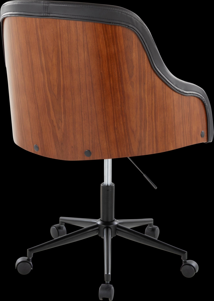 Bryta IV Black Desk Chair - Thumbnail - Image 2