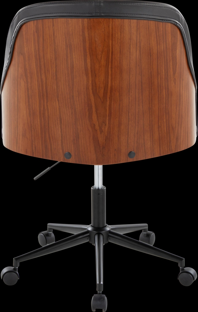 Bryta IV Black Desk Chair - Thumbnail - Image 3