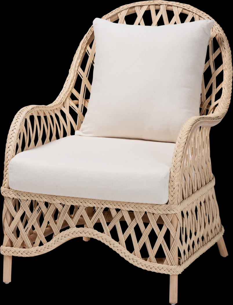 Brytton Beige Accent Chair - Thumbnail - Image 1