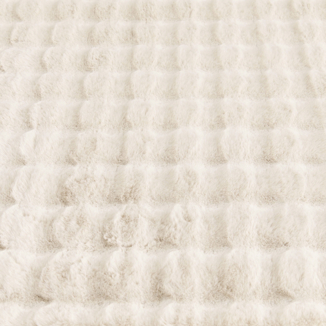 Bubble Minky Ivory 5' x 7' Rug - Thumbnail - Image 5