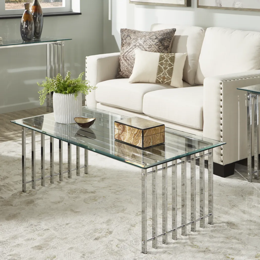 Bucareli Chrome Cocktail Table - Thumbnail - Image 6