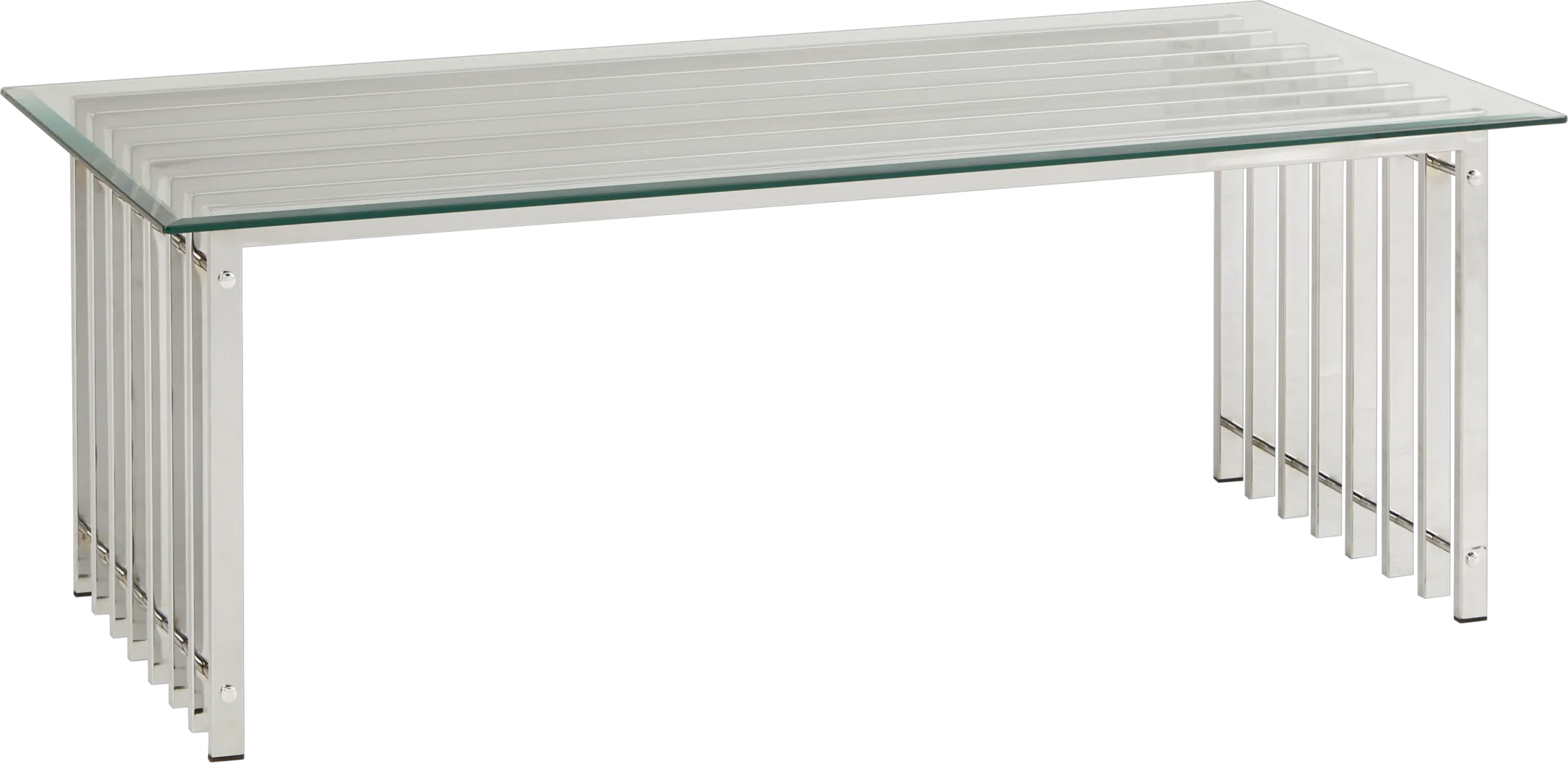 Bucareli Chrome Cocktail Table - Thumbnail - Image 1