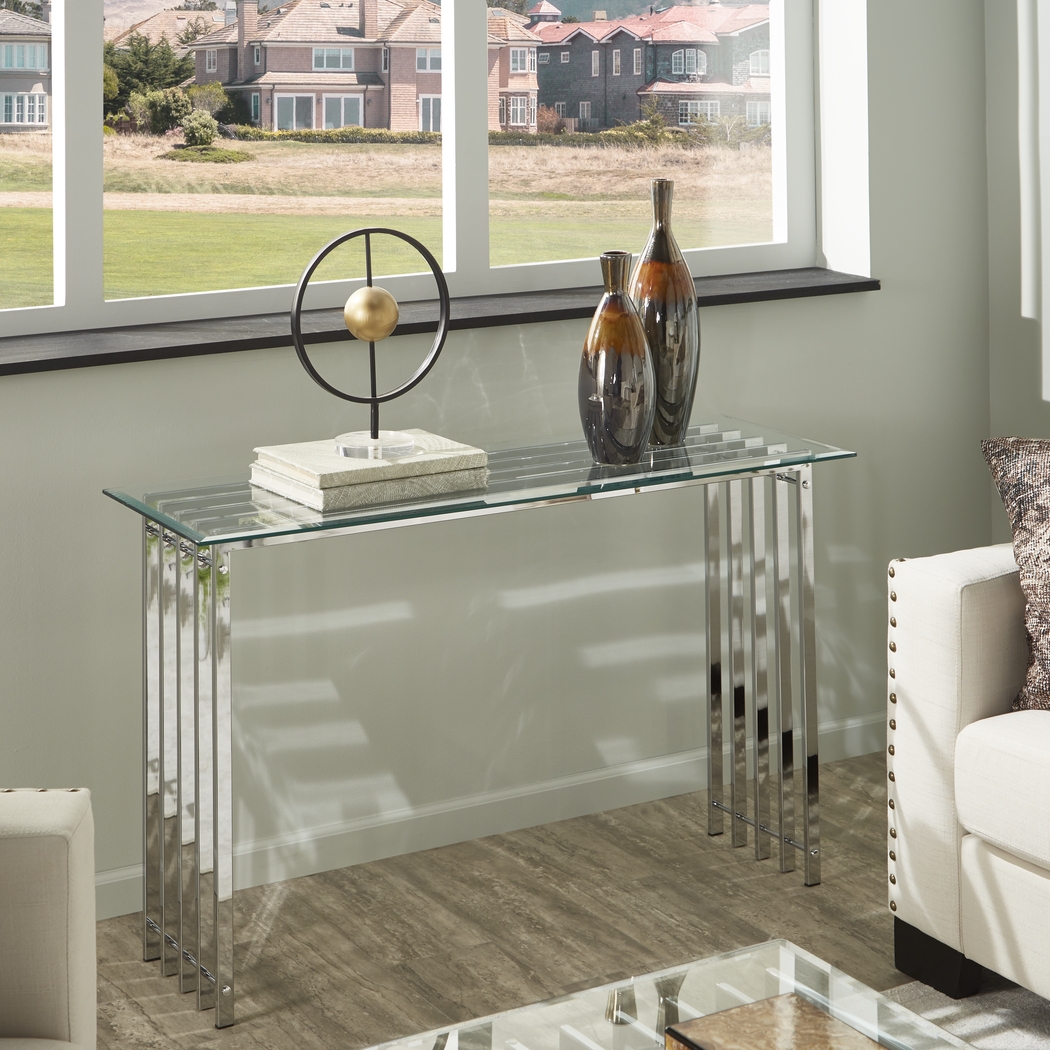 Bucareli Chrome Sofa Table - Thumbnail - Image 4