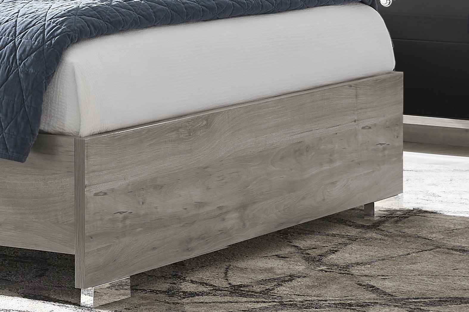 Buccone Heights White 3 Pc King Bed - Thumbnail - Image 3