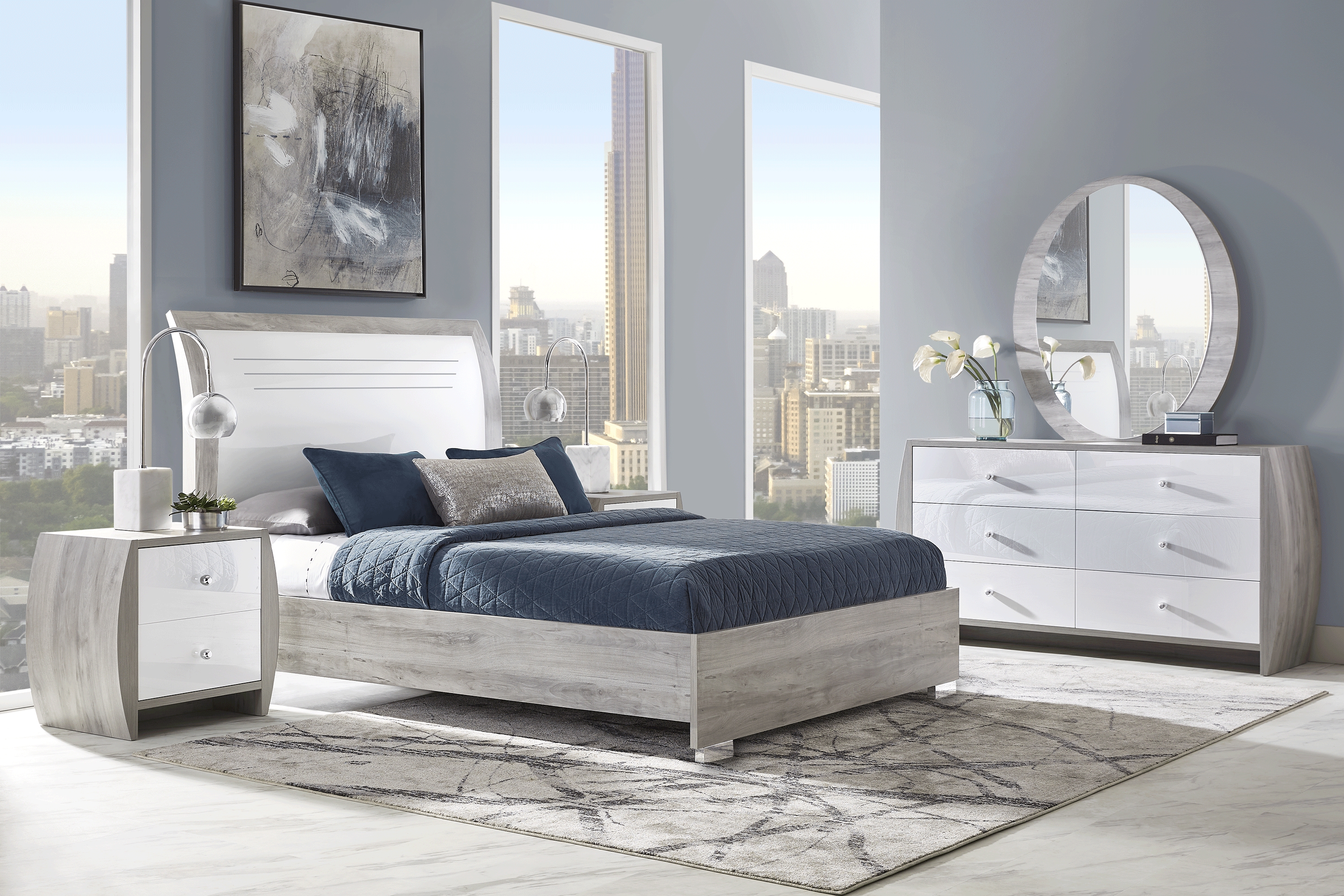 Buccone Heights White Dresser - Thumbnail - Image 2