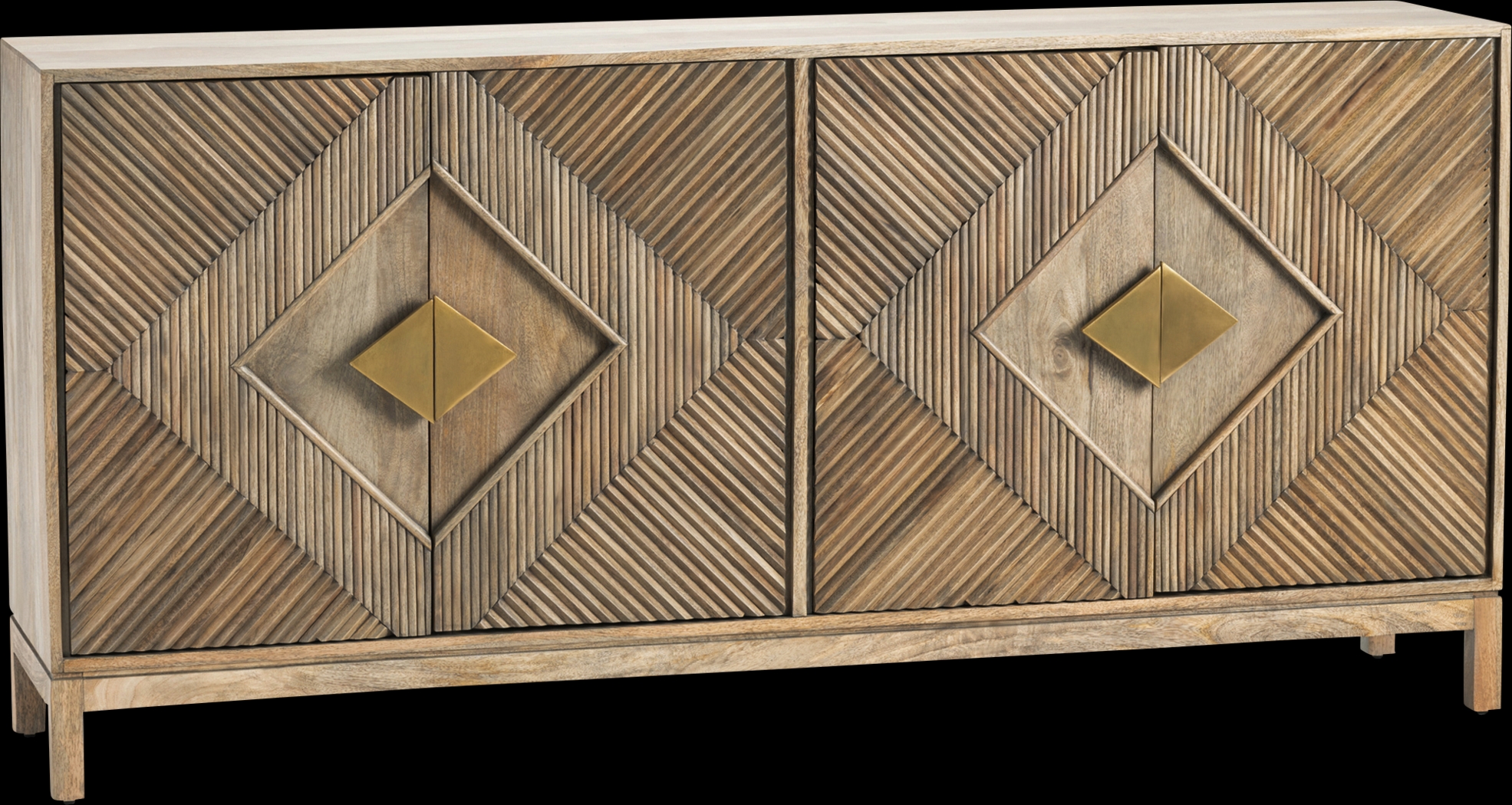 Buckhaven Brown Sideboard - Thumbnail - Image 1