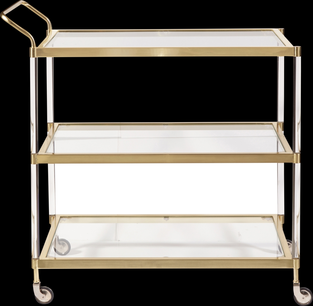 Buckthorne Gold Bar Cart - Thumbnail - Image 2