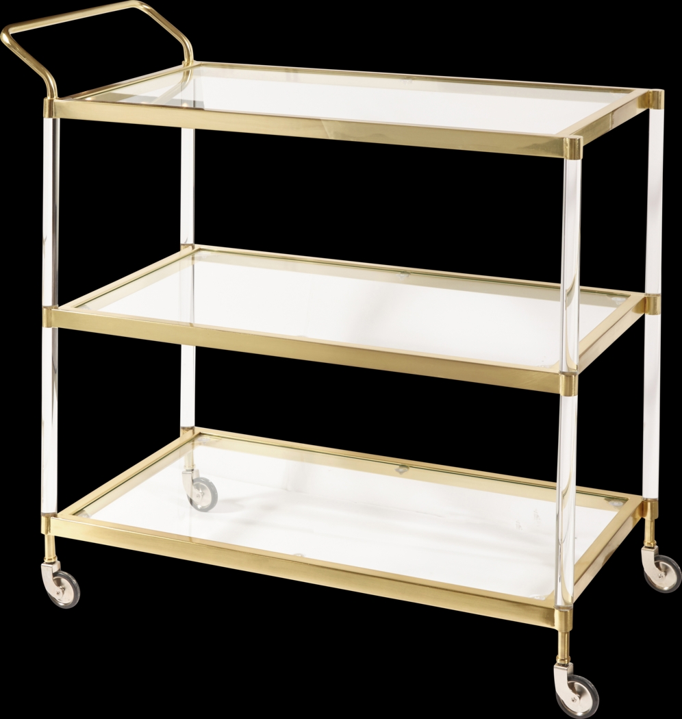 Buckthorne Gold Bar Cart - Thumbnail - Image 1