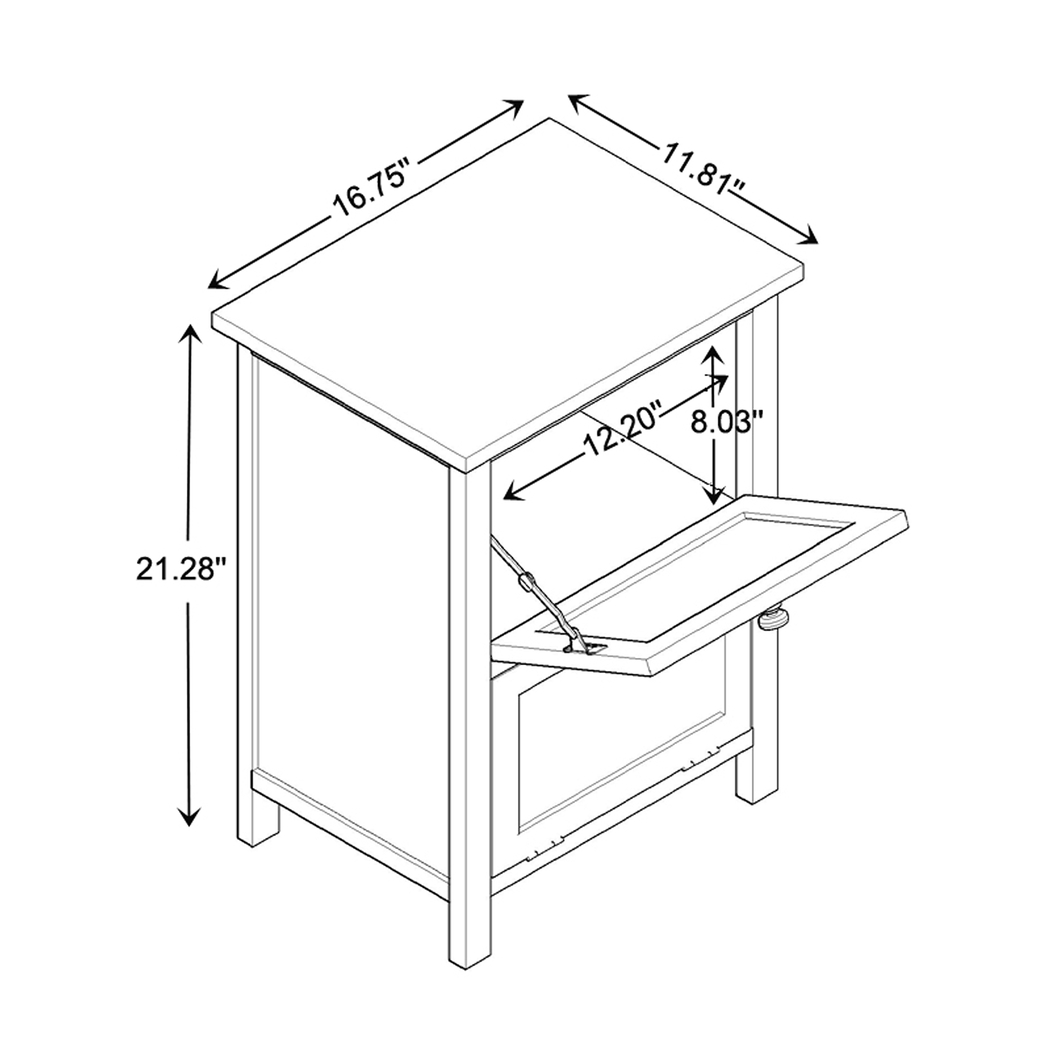 Budtime White Nightstand - Thumbnail - Image 10