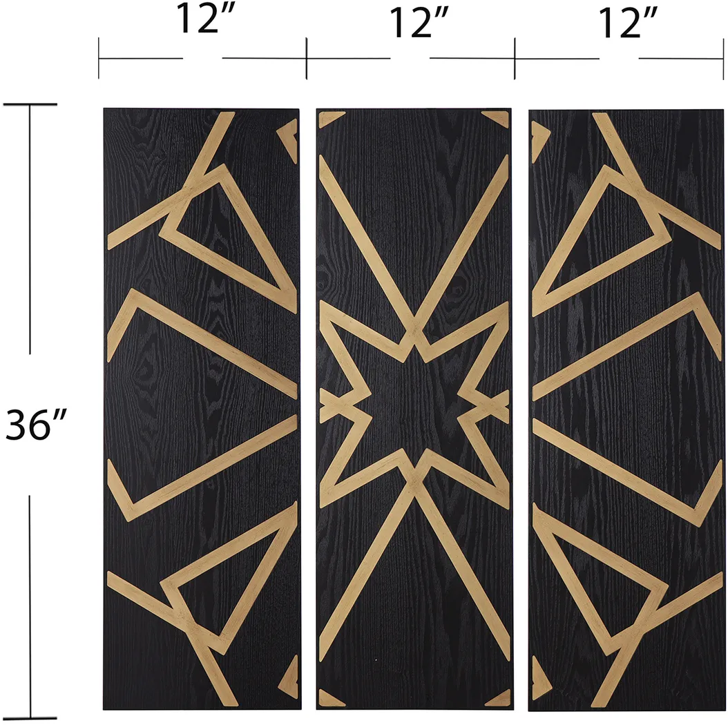 Buel Black Wall Decor - Image 5
