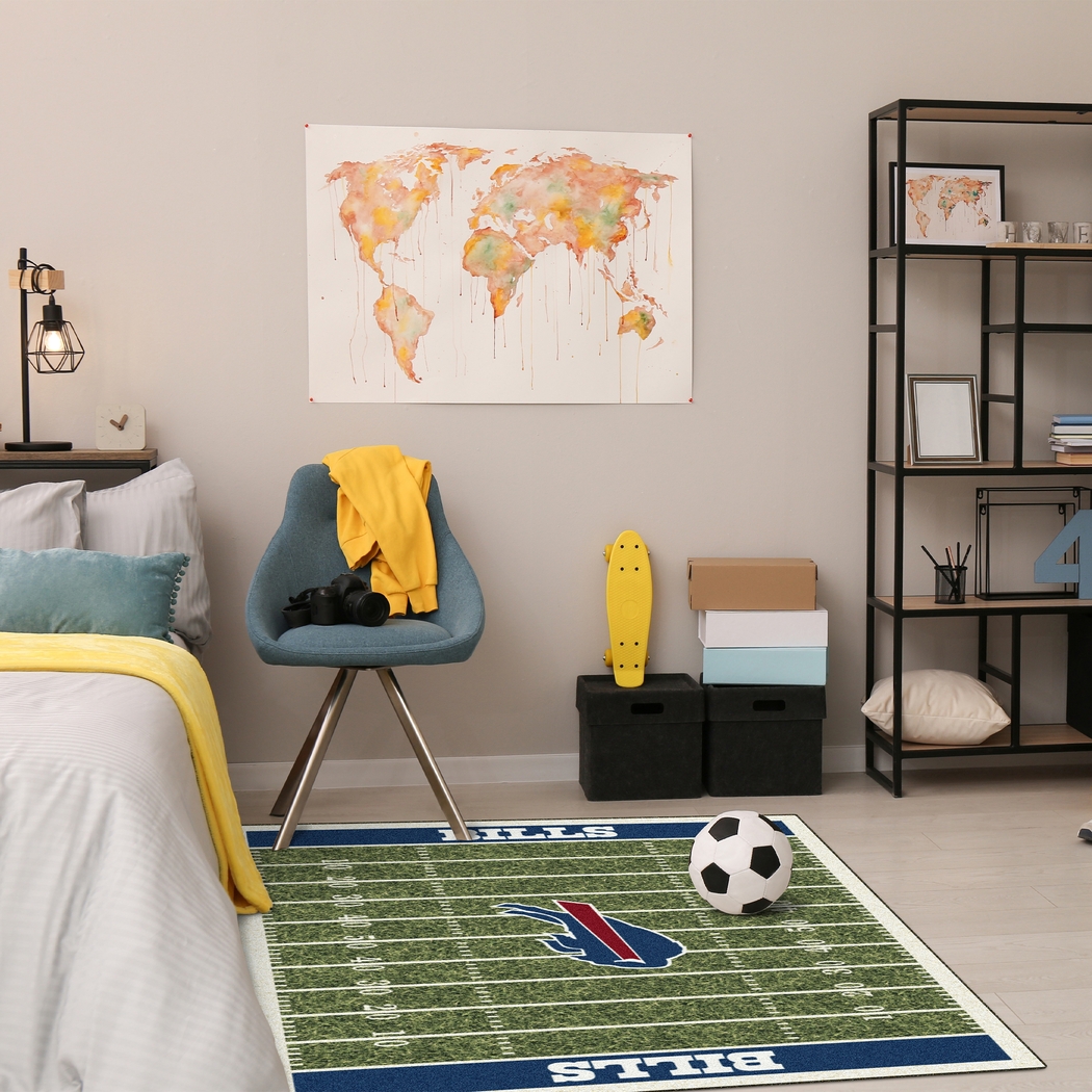 Buffalo Bills Green 4' x 6' Rug - Thumbnail - Image 2