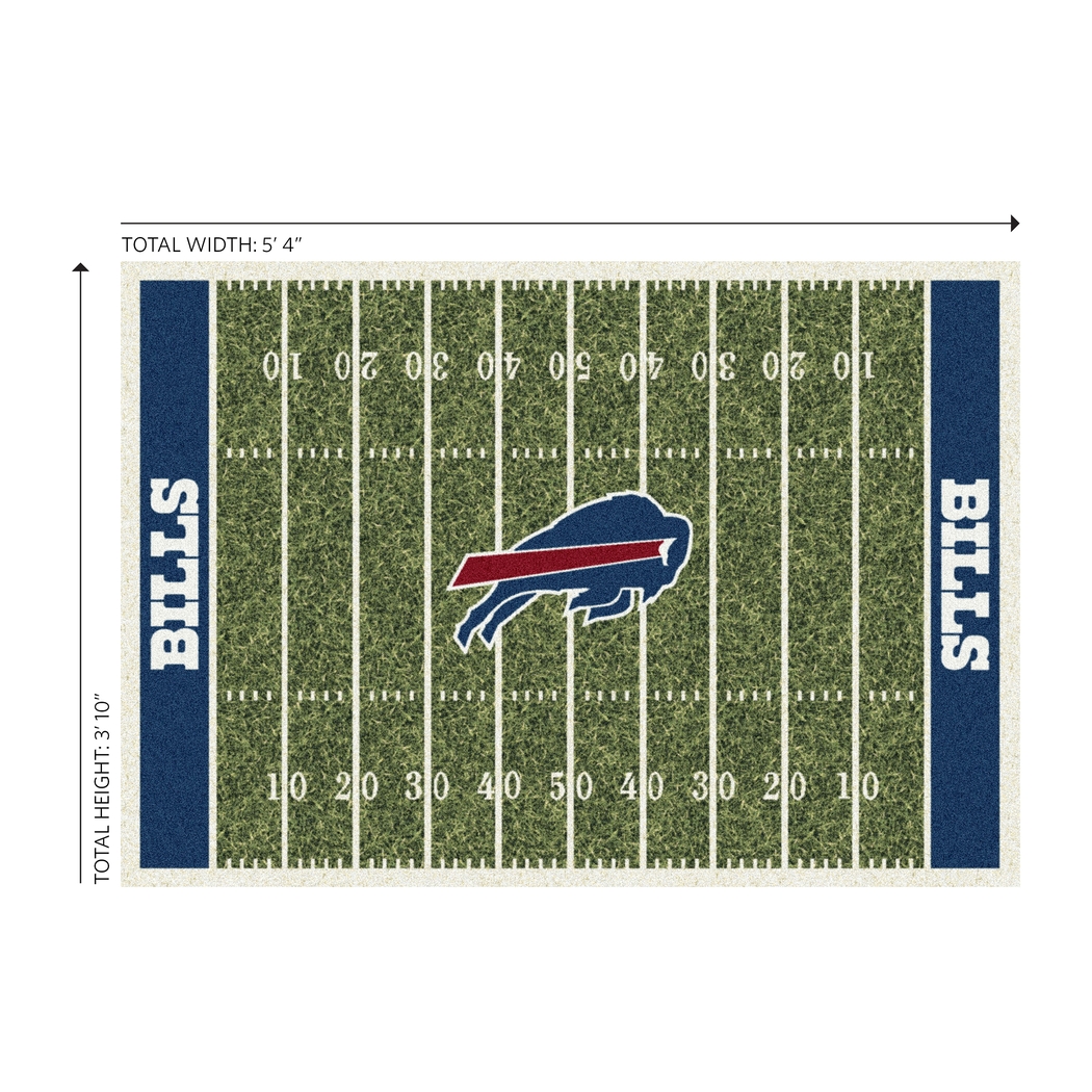 Buffalo Bills Green 4' x 6' Rug - Thumbnail - Image 4
