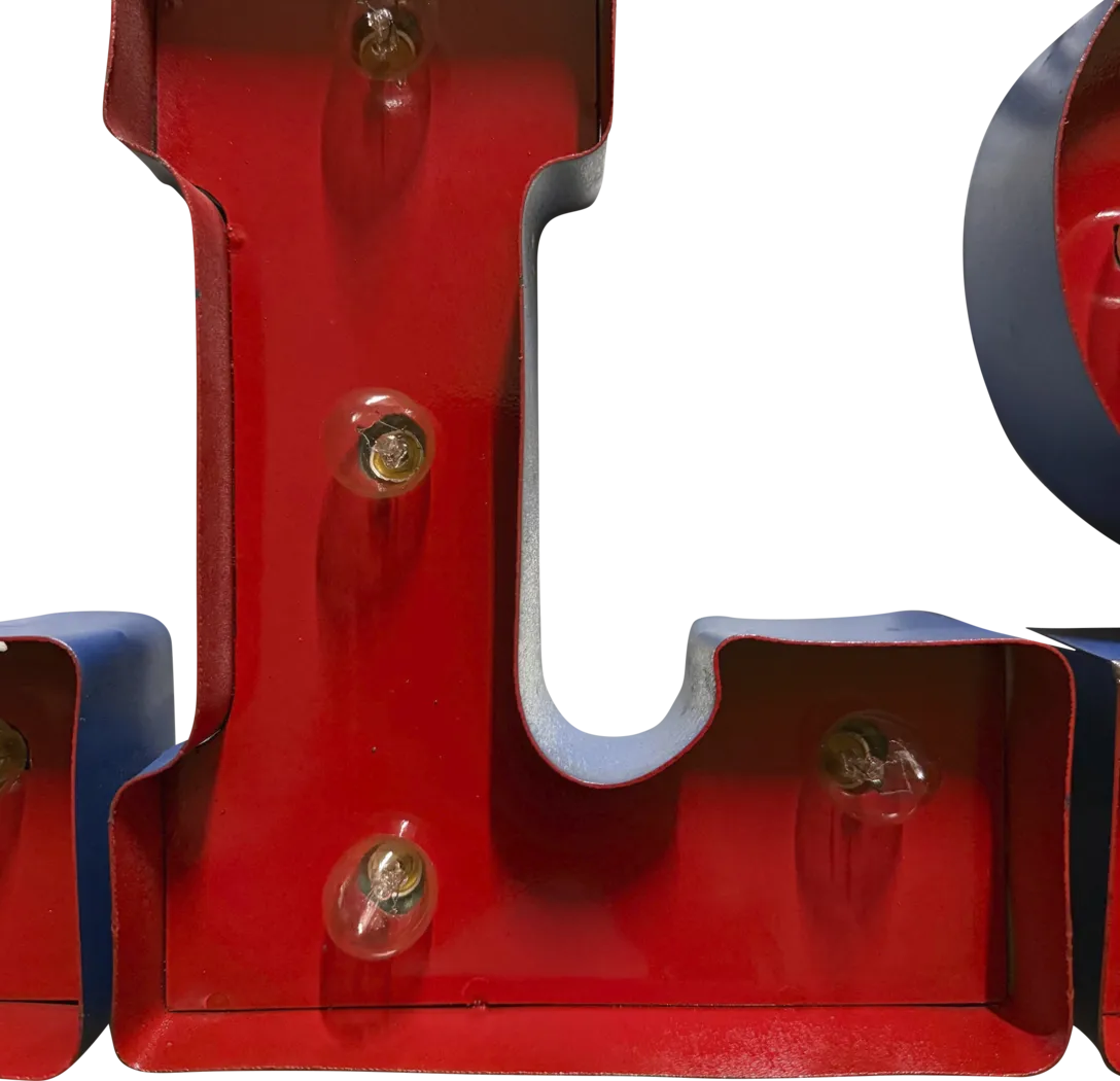 Buffalo Bills Red Metal Wall Decor - Thumbnail - Image 3