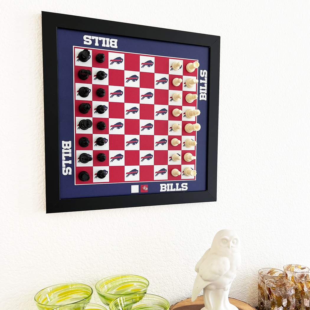Buffalo Bills Wall Chess Set - Thumbnail - Image 2