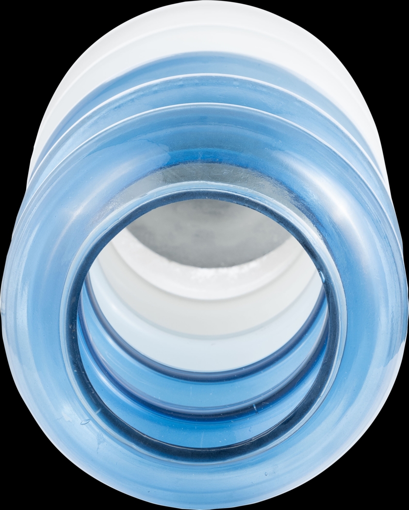 Buffkin Blue 17 in. Vase - Thumbnail - Image 5