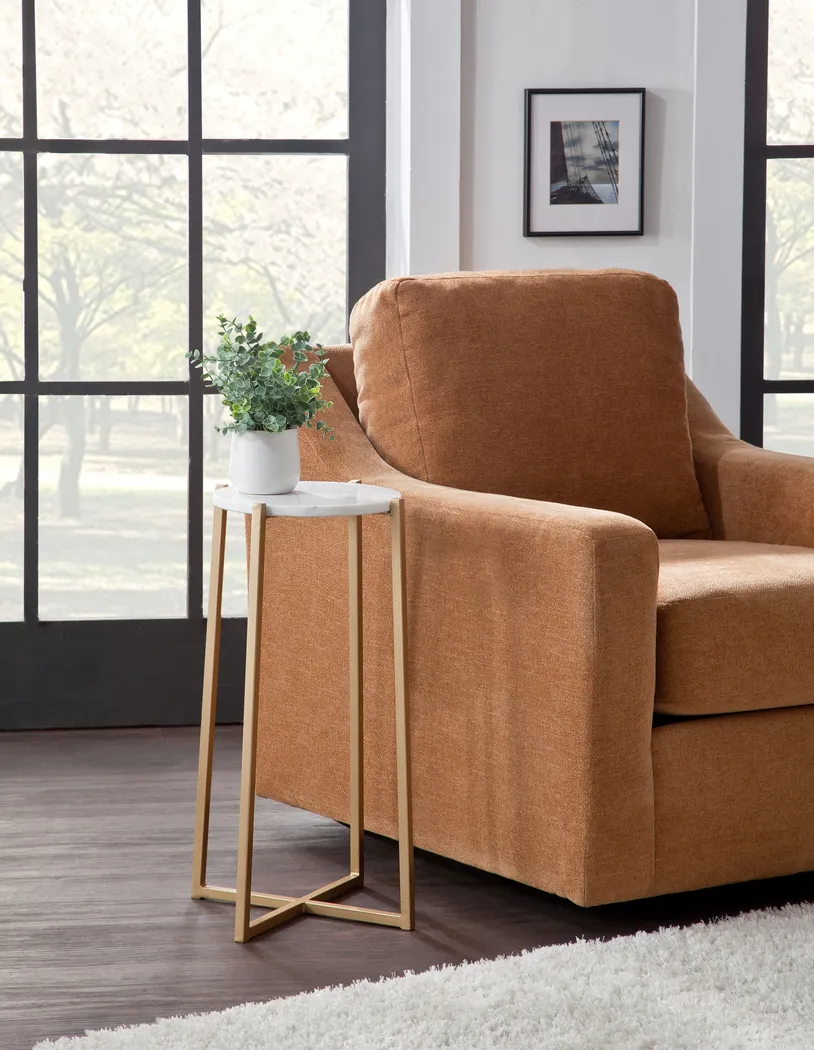 Bufkin White Accent Table - Thumbnail - Image 2