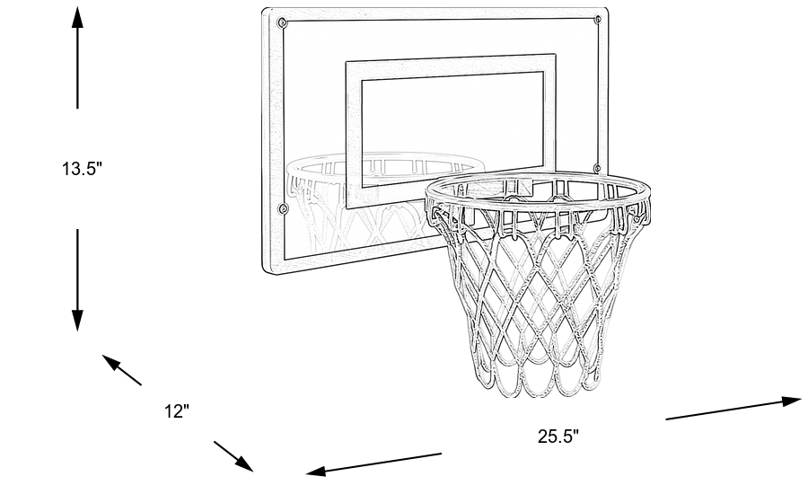 Dimension Image. Please refer to the Dimension Tab on this page for dimension details.