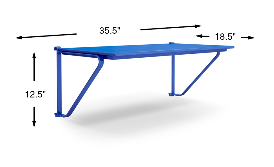 Dimension Image. Please refer to the Dimension Tab on this page for dimension details.