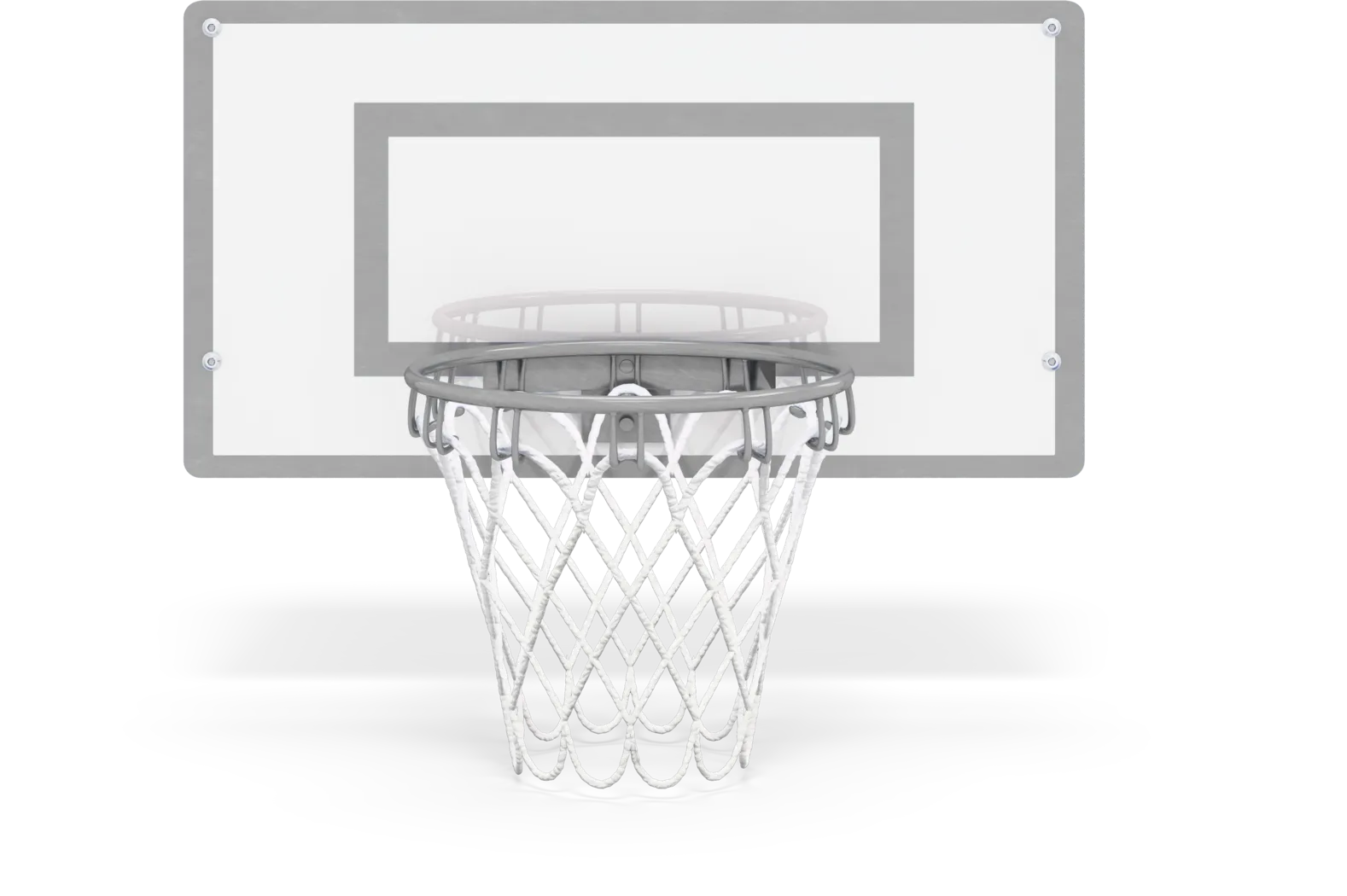 Build-a-Bunk Gray Basketball Hoop Accessory - Thumbnail - Image 1