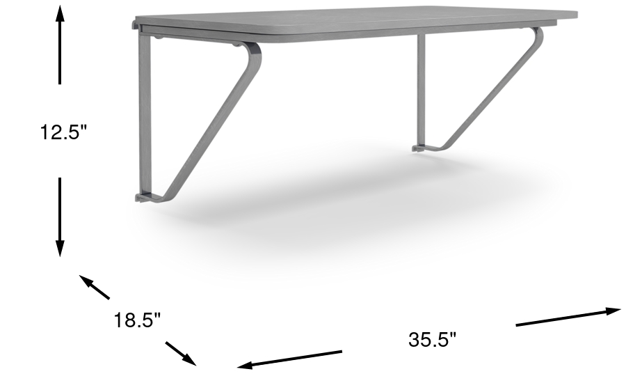 Dimension Image. Please refer to the Dimension Tab on this page for dimension details.