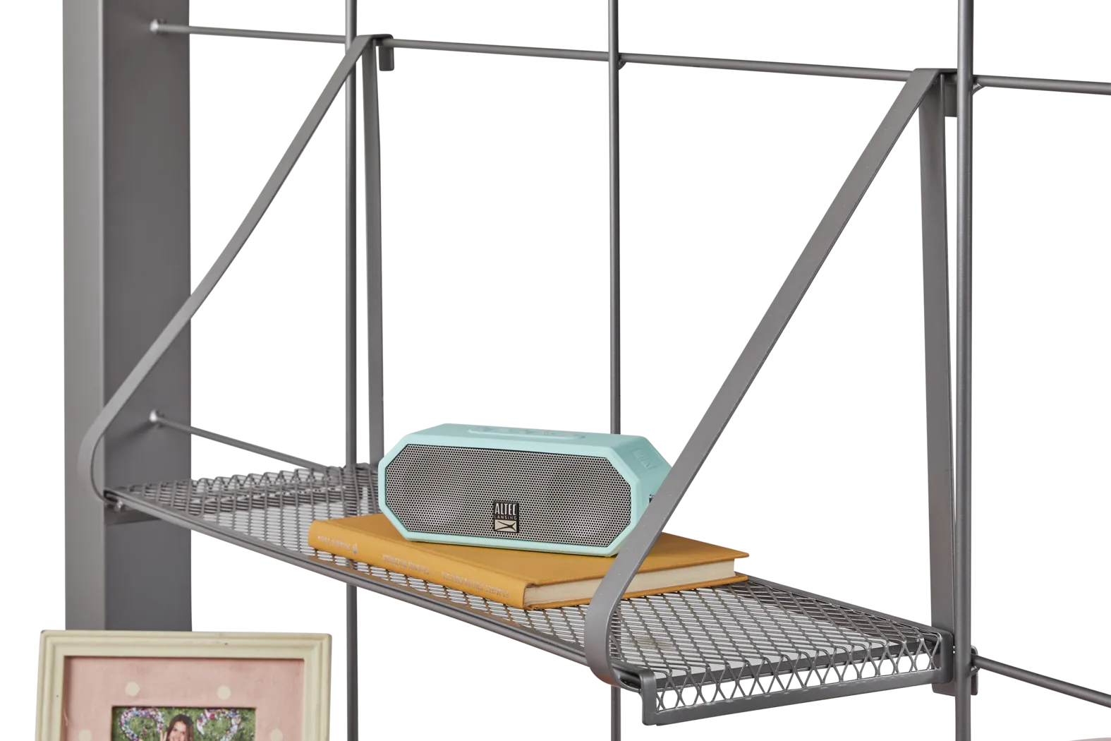 Build-A-Bunk Gray Full/Full Bunk Bed With Gray Accessories - Thumbnail - Image 4