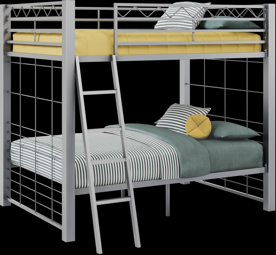 Build-A-Bunk Gray Full/Full Bunk Bed - Thumbnail - Image 1