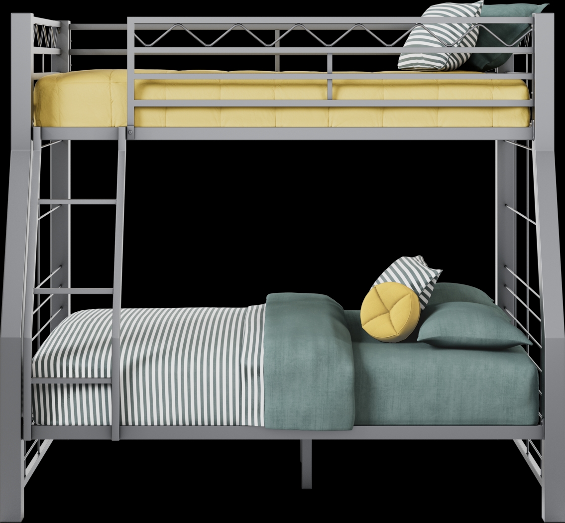 Build-A-Bunk Gray Twin/Full Bunk Bed - Thumbnail - Image 3
