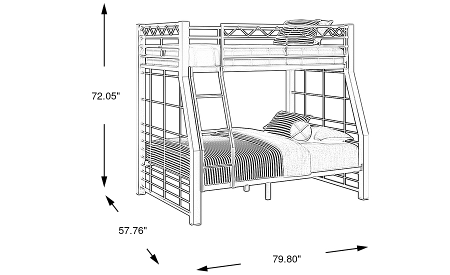Dimension Image. Please refer to the Dimension Tab on this page for dimension details.