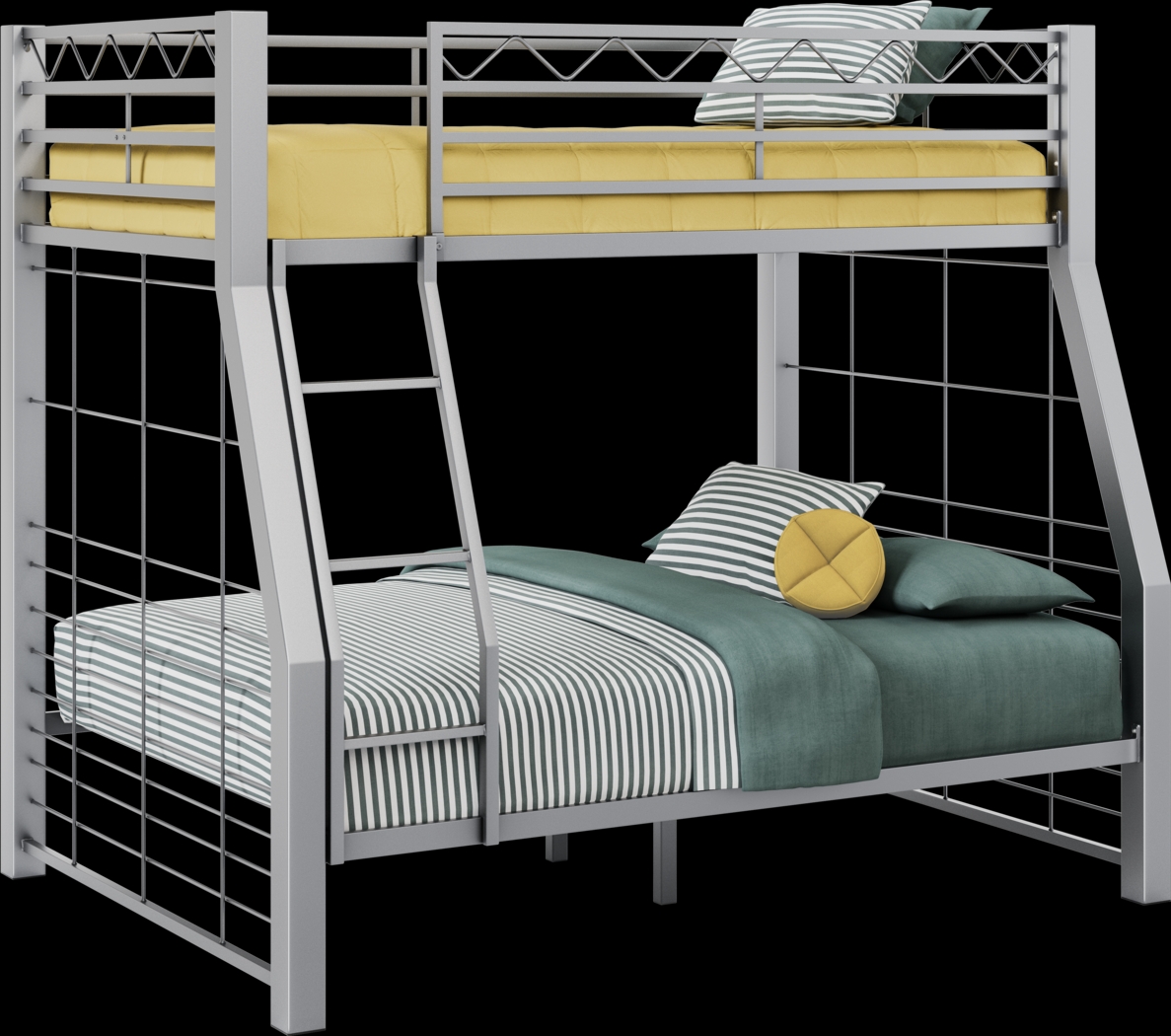 Build-A-Bunk Gray Twin/Full Bunk Bed - Thumbnail - Image 1