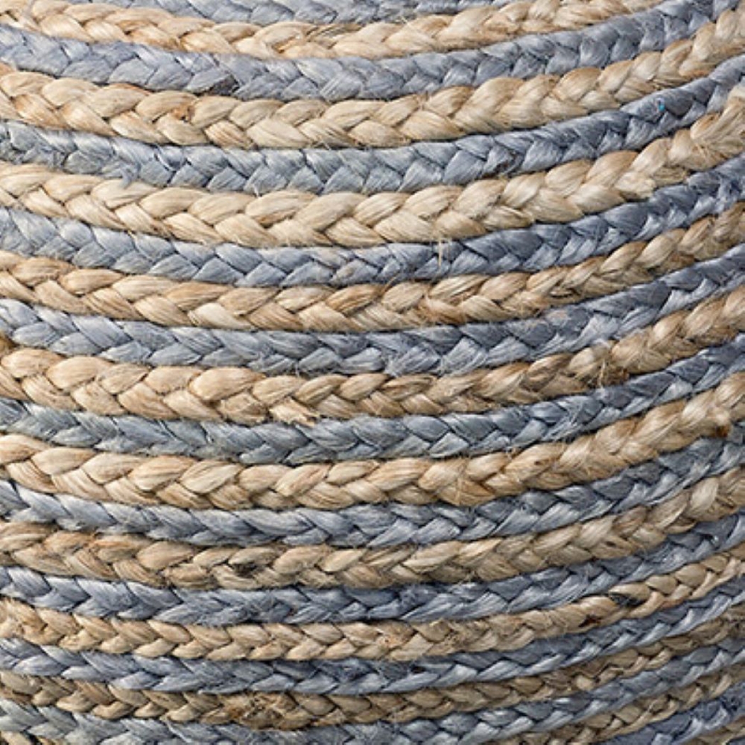 Buitra Tan/Gray Pouf - Thumbnail - Image 3