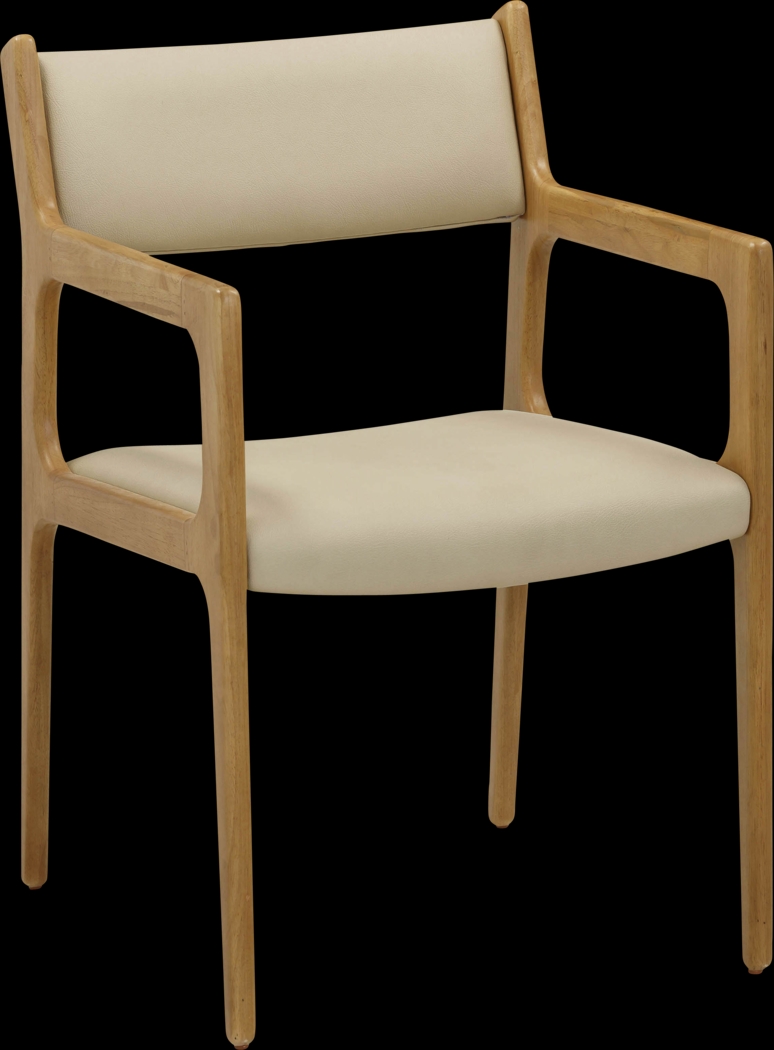 Bulkeley Cream Arm Chair, Set of 2 - Thumbnail - Image 1