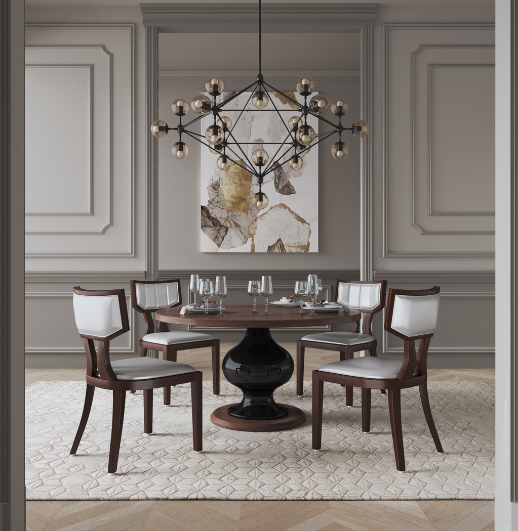 Bullnite Silver Side Chair, Set of 2 - Thumbnail - Image 2