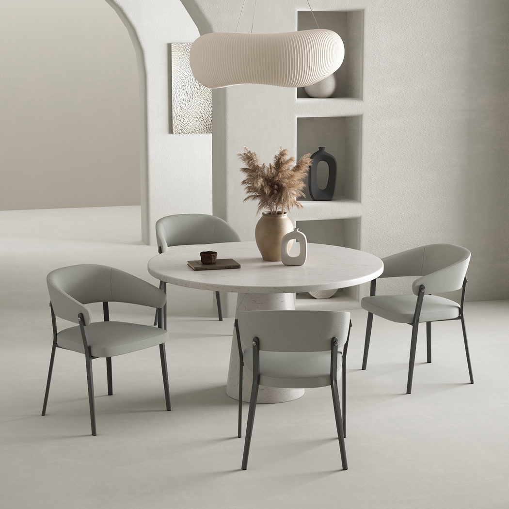 Bullworldy Gray Arm Chair - Thumbnail - Image 3