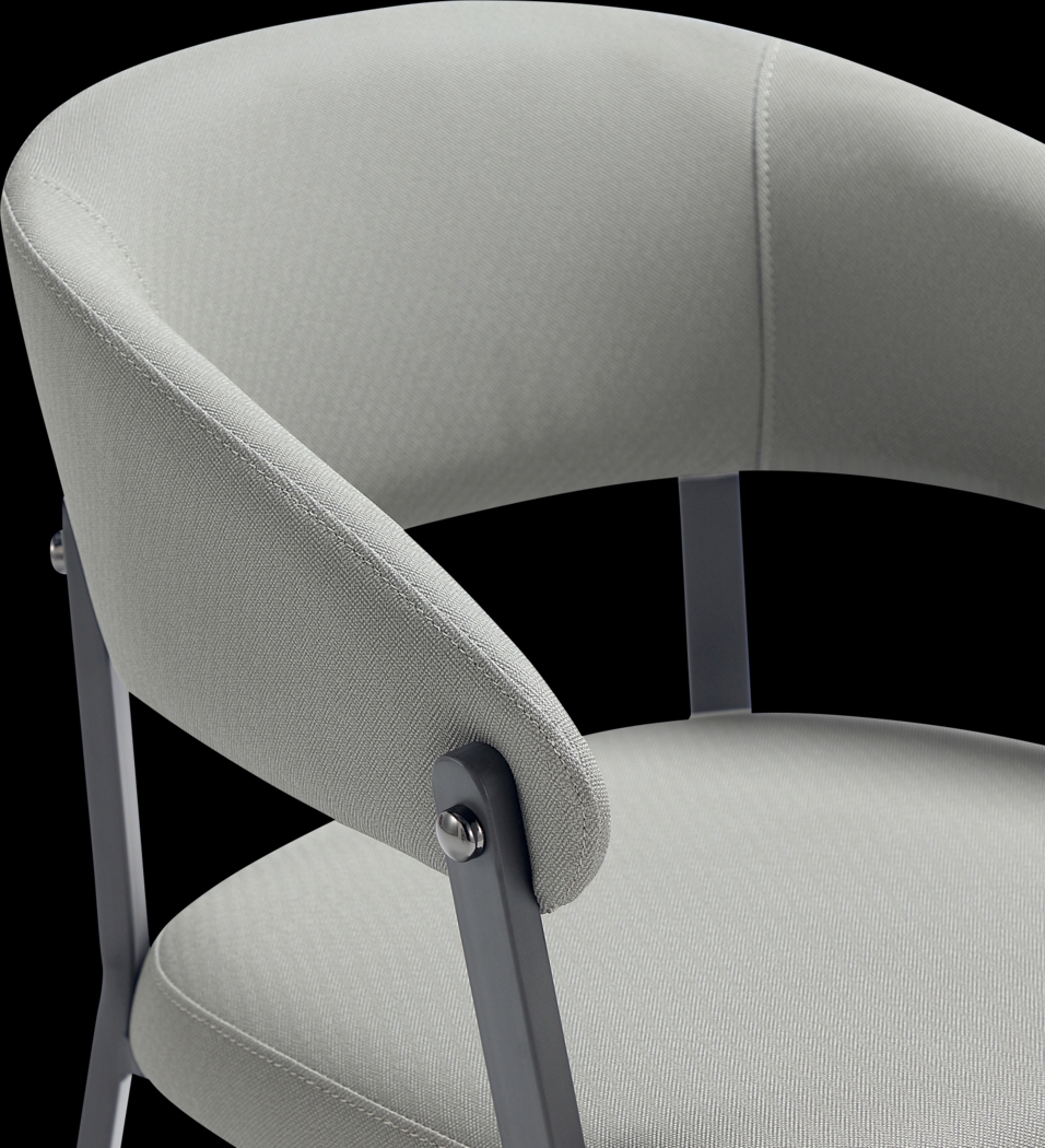 Bullworldy Gray Arm Chair - Thumbnail - Image 4